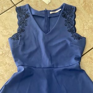 Francesca’s embroidered skater dress